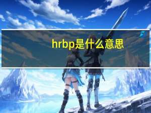 hrbp是什么意思（人事bp是什么意思）