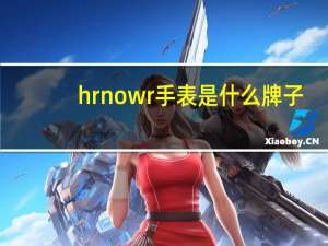 hrnowr手表是什么牌子