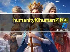 humanity和human的区别