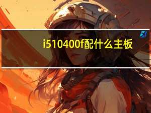 i5 10400f配什么主板