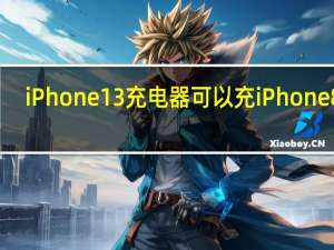 iPhone13充电器可以充iPhone8吗