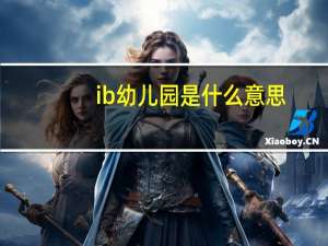 ib幼儿园是什么意思