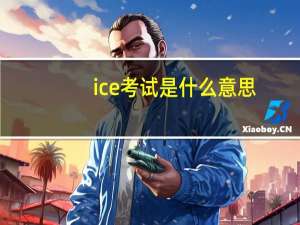 ice考试是什么意思