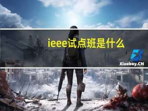 ieee试点班是什么