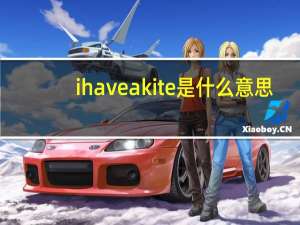 i have a kite是什么意思