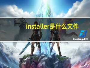 installer是什么文件（installer文件夹）
