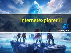 internet explorer 11（internet是什么意思怎么读）
