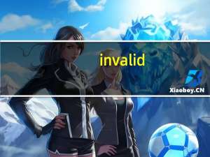 invalid（system disk）