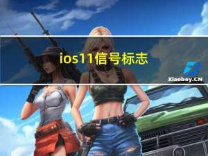 ios11信号标志（ios11信号不好）