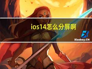 ios 14怎么分屏啊（iOS14怎么分屏）