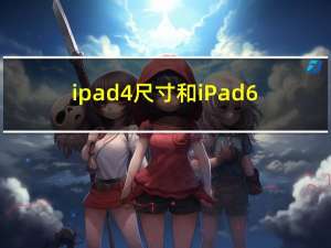 ipad4尺寸和iPad6（ipad4尺寸）