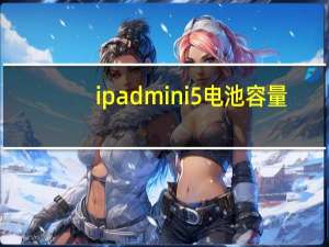 ipadmini5电池容量（ipadmini5）