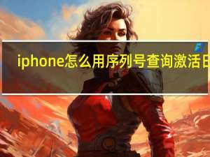 iphone怎么用序列号查询激活日期（iphone序列号查询激活时间）