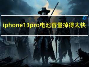 iphone13pro电池容量掉得太快（iphone13pro电池容量）