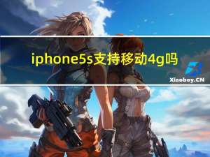iphone5s支持移动4g吗（iphone5s支持移动4g吗）