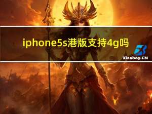 iphone5s港版支持4g吗（iphone5s港行）