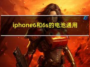 iphone6和6s的电池通用（iphone6和6s的区别）