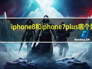 iphone8和iphone7plus哪个好（iphone8和iphone7）