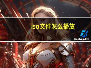 iso文件怎么播放