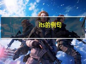 its的例句