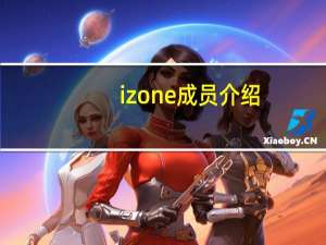 i zone成员介绍