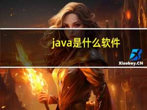 java是什么软件