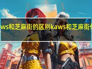 kaws和芝麻街的区别 kaws和芝麻街什么关系