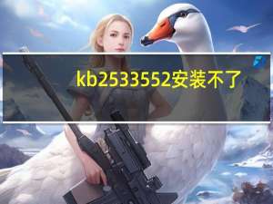 kb2533552安装不了（kb2533552）