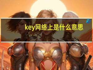 key网络上是什么意思（key网）