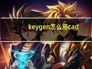 keygen怎么用cad（keygen怎么用）