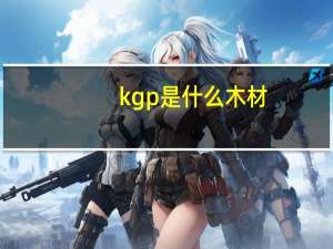 kgp是什么木材