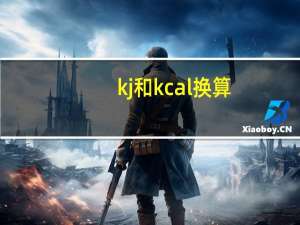 kj和kcal换算