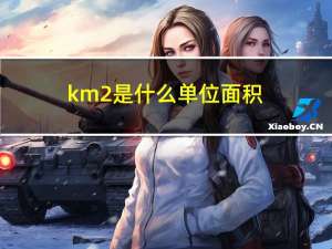 km2是什么单位面积（km2是什么单位）