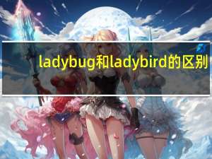 ladybug和ladybird的区别