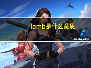lamb是什么意思