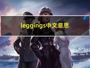 leggings中文意思（leggings什么意思）