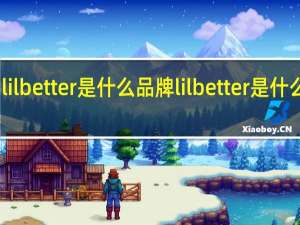 lilbetter是什么品牌 lilbetter是什么牌子