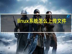 linux系统怎么上传文件