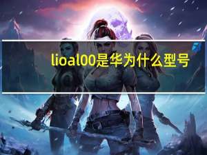 lioal00是华为什么型号