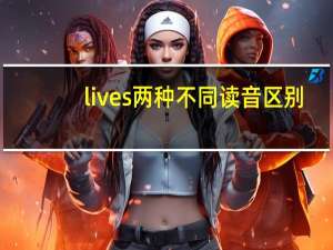 lives两种不同读音区别