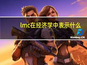 lmc在经济学中表示什么