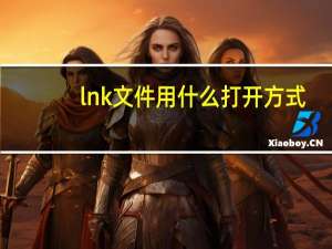 lnk文件用什么打开方式（lnk是什么格式怎么打开）