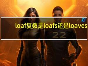 loaf复数是loafs还是loaves
