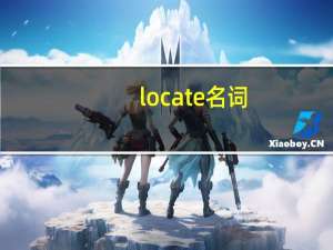 locate名词