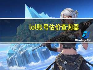 lol账号估价查询器（lol账号价值查询）