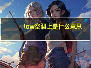 low空调上是什么意思