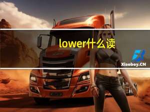 lower什么读