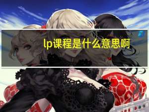 lp课程是什么意思啊