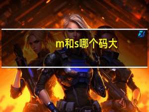 m和s哪个码大