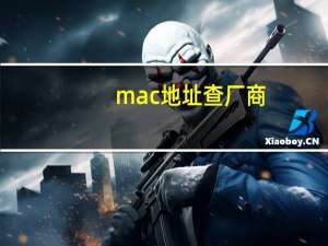 mac地址查厂商（mac地址）